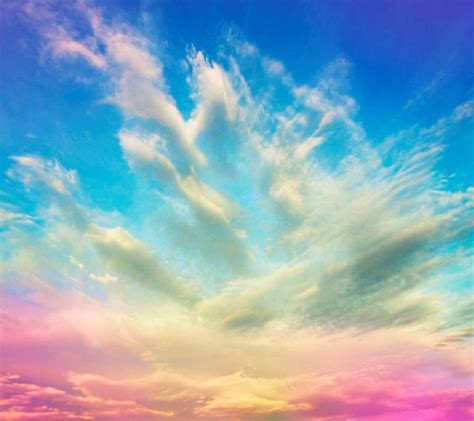 Rainbow Clouds Wallpaper