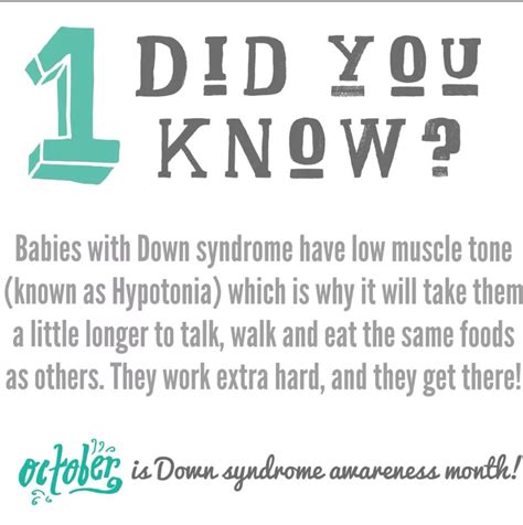 Armed with Oils : Down syndrome fun facts of the day