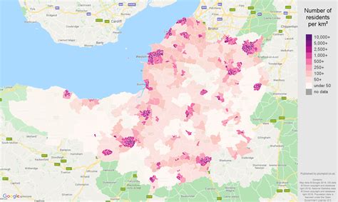 Somerset population stats in maps and graphs.