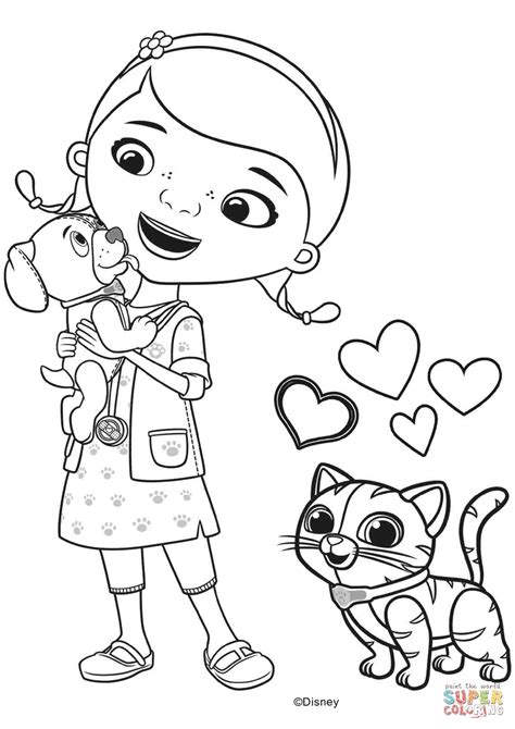 Doc Mcstuffins Halloween Coloring Pages at GetColorings.com | Free ...