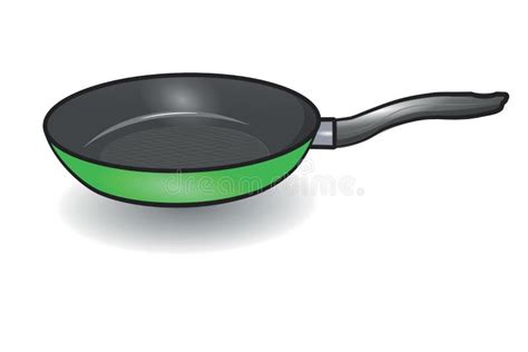 Frying pan stock vector. Illustration of contemporary - 175528621