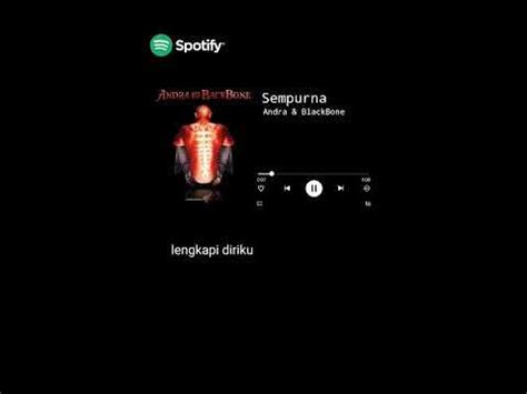 Lirik Lagu Sempurna on Spotify - YouTube