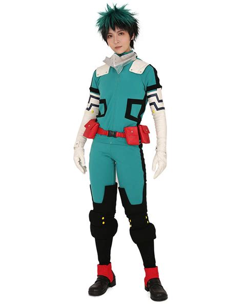 Buy miccostumes Men's Midoriya Izuku Deku Cosplay Costume Fighting Suit ...