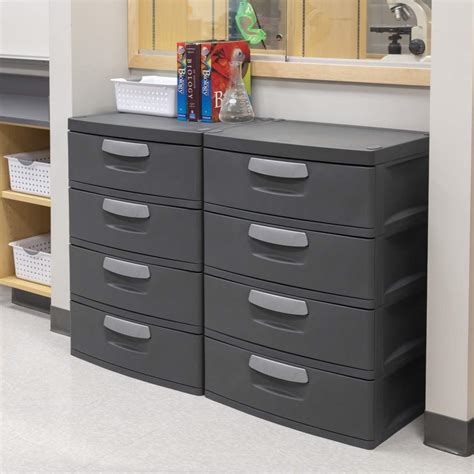 Sterilite 4-Drawer Cabinet : 4 Drawer Plastic Dresser ~ BestDressers ...