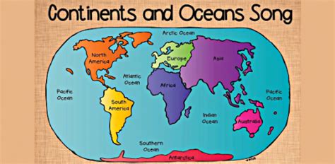 Oceans Of The World Map Quiz - United States Map
