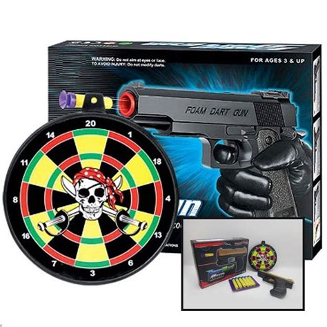 Kids Powerful Toy Foam Dart Gun & Target - Hobby Crazy