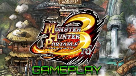 MONSTER HUNTER PORTABLE 3 - PSP - GAMEPLAY - ¿Empezamos? # 1 - YouTube