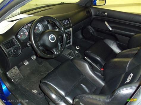 Black Leather Interior 2004 Volkswagen R32 Standard R32 Model Photo ...