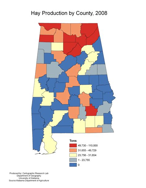 Alabama Maps - Agriculture