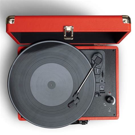 Portable Suitcase Record Player | Vintage Vinyl Record Player