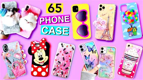 65 DIY - PHONE CASE IDEAS YOU SHOULD DEFINITELY TRY - PHONE CASE LIFE HACKS by GIRL CRAFTS - YouTube