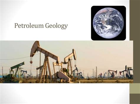 Petroleum Geology