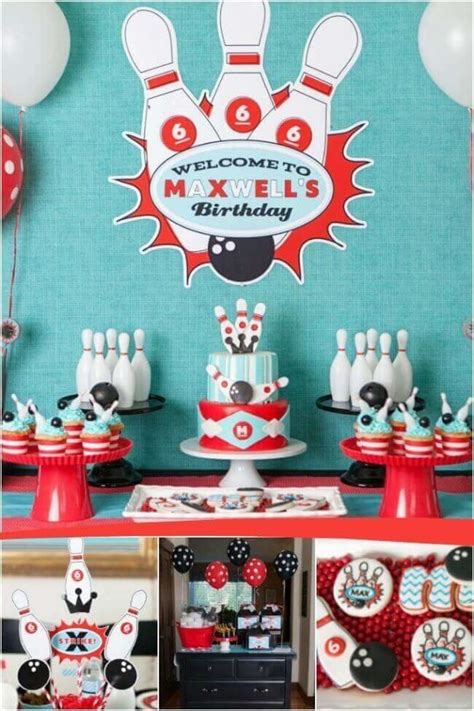 Vintage Bowling Birthday Party | Emoji birthday party, Bowling party themes, Bowling birthday party