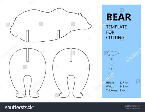 Animal Puzzle Laser Cutting Template Vector Stock Vector (Royalty Free ...