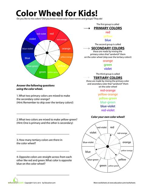 Color Wheel Chart Colors | Images and Photos finder