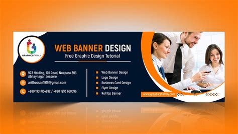 Professional Web Banner Design Free PSD Template – GraphicsFamily