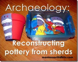 Archaeology for kids reconstructing pottery from sherds | Archaeology ...