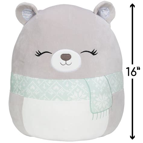 Squishmallows Official Kellytoy Plush 16" Polar Bear - Ultrasoft Stuffed Animal Plush Toy ...