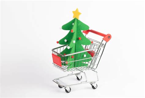 Christmas tree in shopping cart - Bilder und Fotos (Creative Commons 2.0)