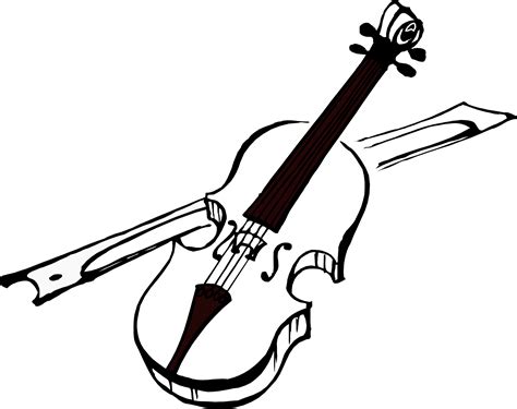Violin, Clip art, Clipart black and white