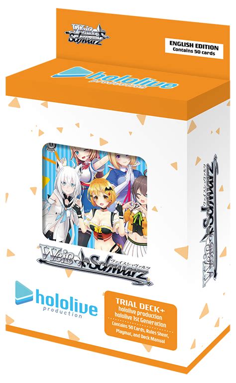 Collectibles Weiss Schwarz Trial Deck Hololive Production Hololive 5th ...