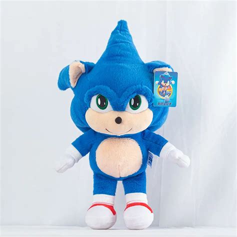 2020 New Cartoon Sonic the Hedgehog Doll Stuffed Animal Movie Plush Toy Kawaii Baby Accompany ...