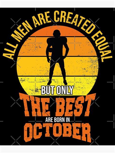 "October Birthday Quotes - The best are born in October" Sticker for Sale by tinypurpleland ...