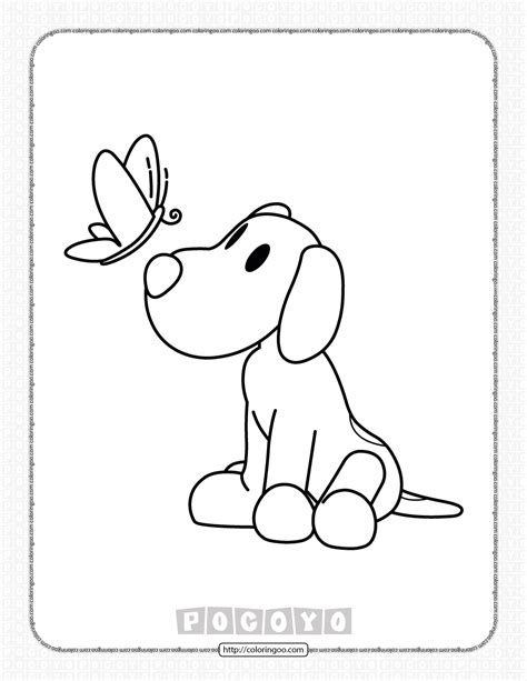 Free printable pocoyo loula coloring pages for kids – Artofit