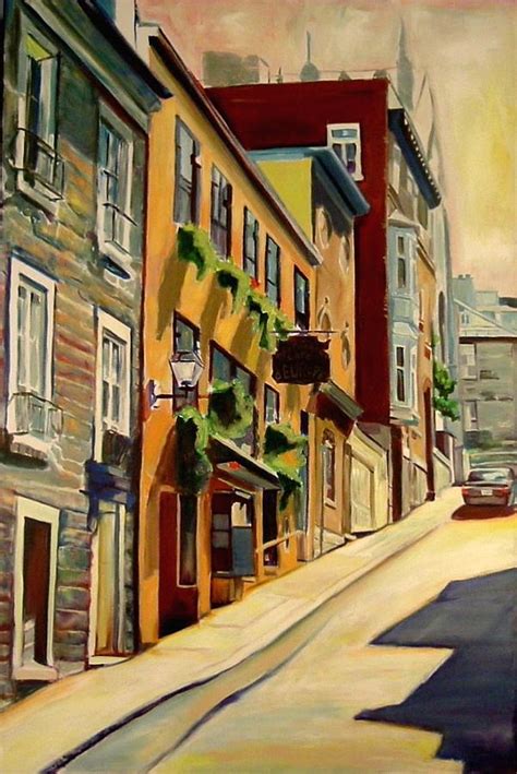 Quebec City Painting by Sheila Diemert