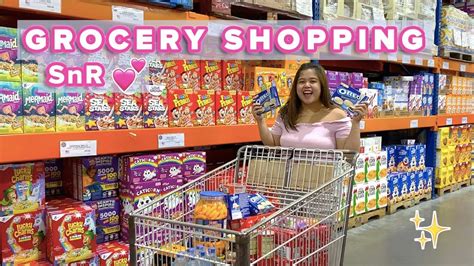 VLOGMAS: LET'S GO GROCERY SHOPPING (SNR + HEALTHY OPTIONS) | Jammy Cruz ...