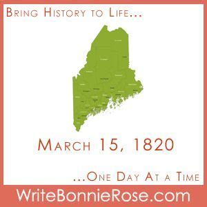 Timeline Worksheet: March 15, 1820, Maine Statehood - WriteBonnieRose ...