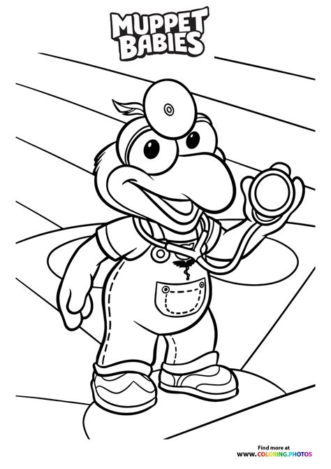 Gonzo - Muppet Babies - Coloring Pages for kids