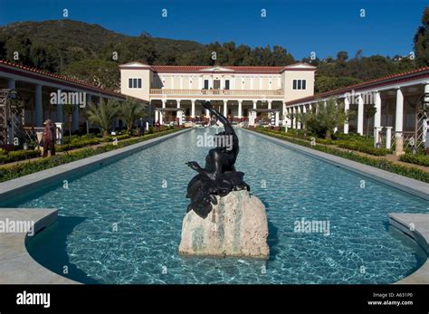 The Getty Villa Museum Malibu California Stock Photo - Alamy