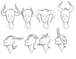 Image result for tiefling face | Art reference photos, Horn drawing, Drawings