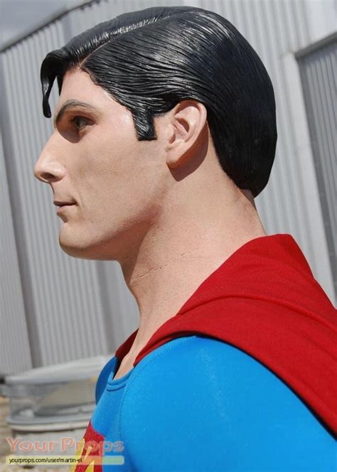 Superman Superman Movies costume and display. replica movie costume