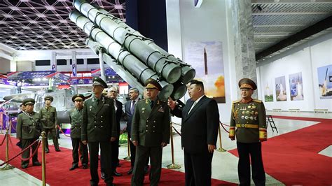 North Korean leader Kim Jong Un meets with Russian defense minister to discuss military ...