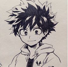 #drawing #deku #bnha | Anime sketch, My hero, Anime drawings