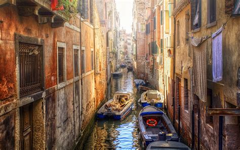 Venice boats buildings wallpaper | 1920x1200 | #22080