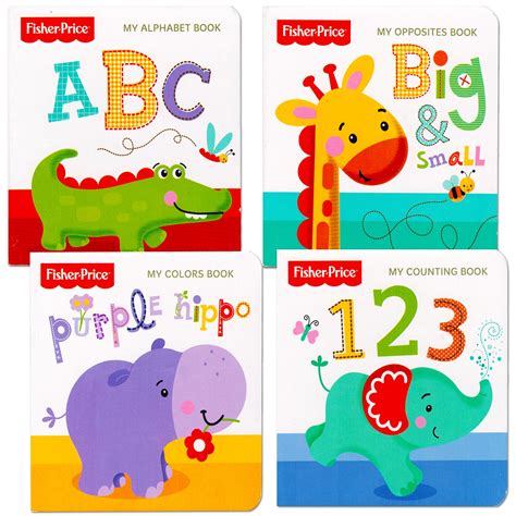 Fisher Price "My First Books" Set of 4 Baby Toddler Board Books (ABC Book, Co... | eBay