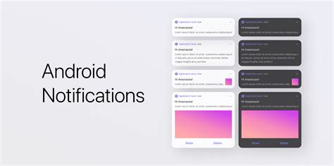 Android Notifications | Figma