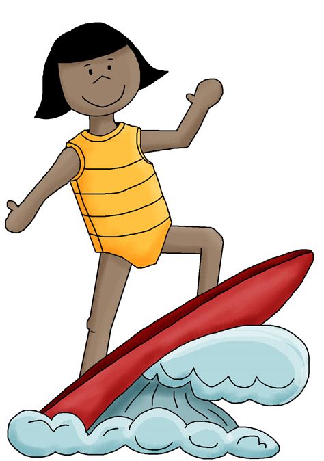 Surfer Girl Cartoon - ClipArt Best