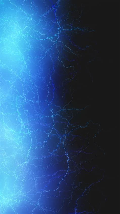 Blue Electricity Background