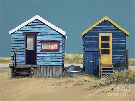 Beach Hut Painting at PaintingValley.com | Explore collection of Beach Hut Painting