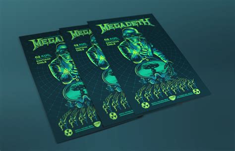 Megadeth Dystopia Tour Poster on Behance