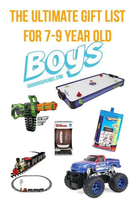 The Ultimate List of Best Boy Gifts for 7-9 Year Old Boys