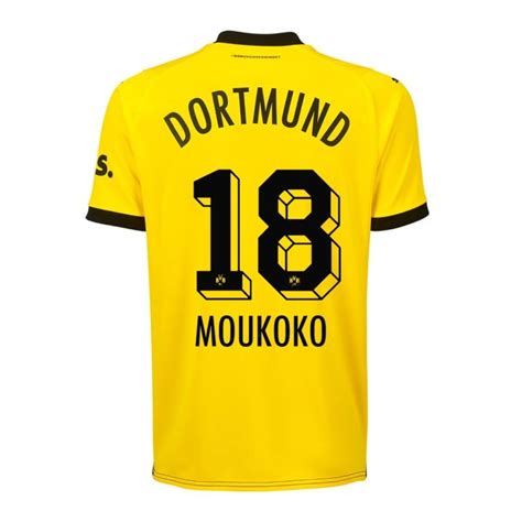 Dortmund Home Shirt 2023 2024 Moukoko | Foot Soccer Pro