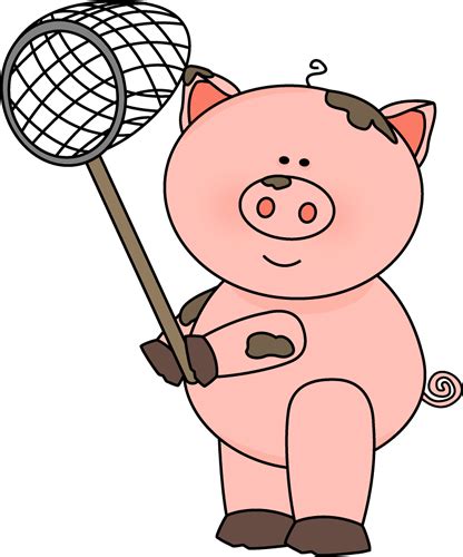 Pig In Mud Cartoon | Free download on ClipArtMag