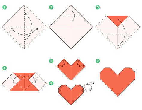 Origami Heart Model: A Mathematical Exploration of Paper Folding – easy origami tutorial