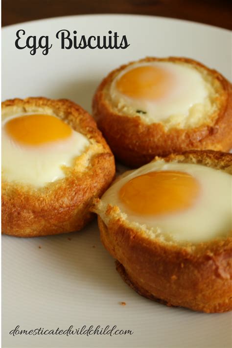 Egg Biscuits - Domesticated Wild Child