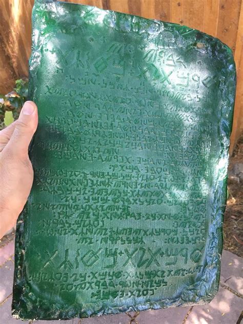 Emerald Tablet Replica - Adept Initiates